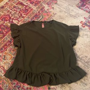 ASOS ruffle sleeve top